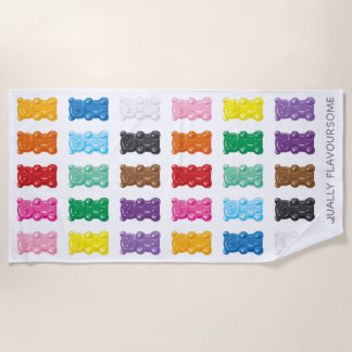 Equality Gummy Bearsビーチタオル ビーチタオル