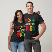 Equality Is Greater Juneteenth 1865 Freedom Day Wo Tシャツ (ユニセックス)