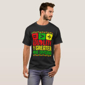 Equality Is Greater Than Di Black History Men Wome Tシャツ (正面フル)