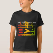 Equality Is Greater Than Division Math Teacher Bla Tシャツ (正面)