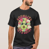 Equality Isn t A Buffet  Avocados Groovy Equal Rig Tシャツ (正面)