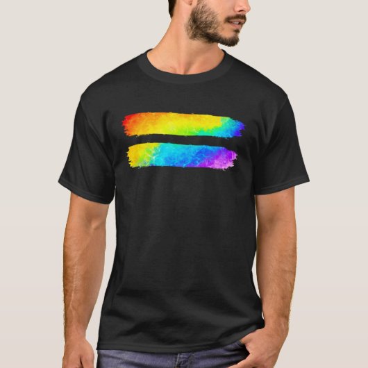 Equality LGBT Pride Awareness Month Gay Lesbian LG Tシャツ (正面)