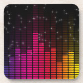 Equalizer Disco Lights Music Volume コースター (正面)