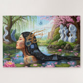 "Equations in Bloom" – A Digital Portrait ジグソーパズル (横)