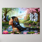 "Equations in Bloom" – A Digital Portrait ポスター (正面)