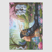 "Equations in Bloom" – A Digital Portrait 薄葉紙 (正面)