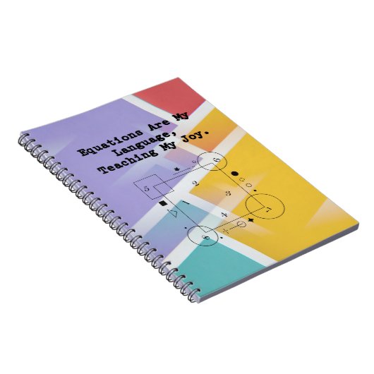 Equations My Language | Teaching My Joy Math ノートブック (右側)