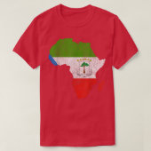 Equatorial Guinea Flag Africa Continent Equatorial Tシャツ (デザイン正面)
