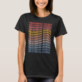 Equatorial Guinea Groovy Retro Equatorial Guinean Tシャツ (正面)