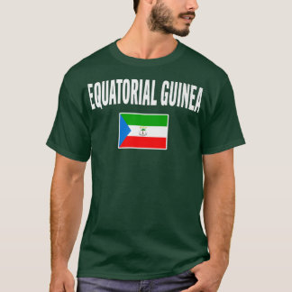Equatorial Guinea  Guinean Tee Flag souvenir Gift  Tシャツ