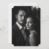 Equestrianエレガント Monogram Crest写真 セーブザデート (裏面)