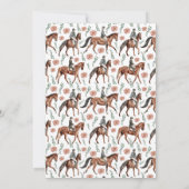 Equestrian Birthday Invitation 招待状 (裏面)