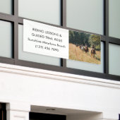 Equestrian Business Promotional Ranch Barn Horses 横断幕 (ビルの外側)