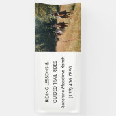 Equestrian Business Promotional Ranch Barn Horses 横断幕 (縦)