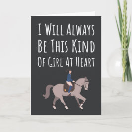 Equestrian Cards For Girl Horse Lover Her Daughter カード
