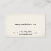 Equestrian Center Business Card 名刺 (裏面)