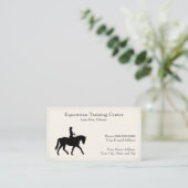 Equestrian Center Riding Stables Business Card 名刺 (スタンド正面)