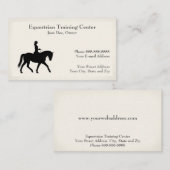 Equestrian Center Riding Stables Business Card 名刺 (正面/裏面)