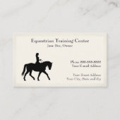 Equestrian Center Riding Stables Business Card 名刺 (正面)