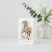 Equestrian Center Riding Stables Business Card 名刺 (スタンド正面)