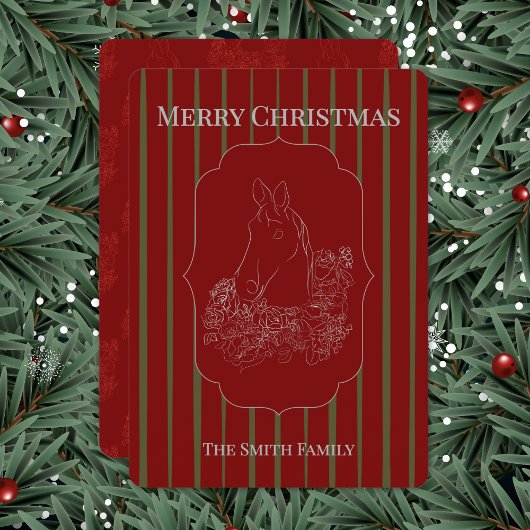 Equestrian Christmas Card シーズンカード
