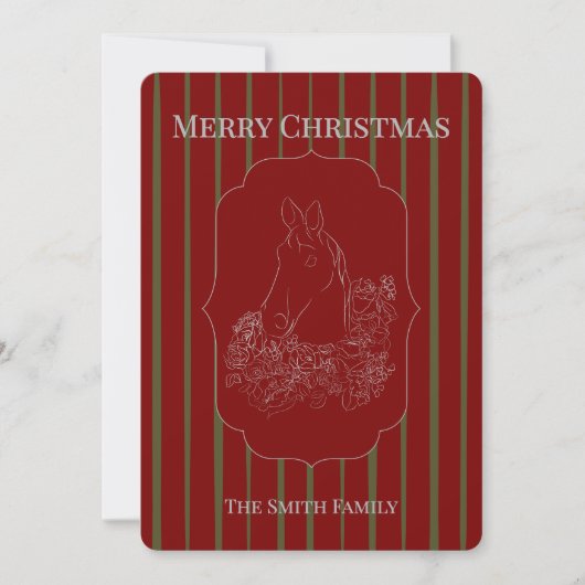 Equestrian Christmas Card シーズンカード (正面)
