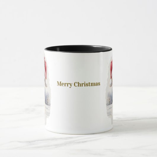 Equestrian Christmas Coffee Mug マグカップ (中央)