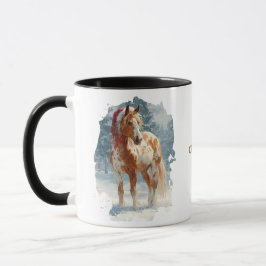 Equestrian Christmas Coffee Mug マグカップ