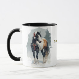Equestrian Christmas Coffee Mug マグカップ