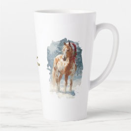 Equestrian Christmas Latte Mug カフェラテマグ