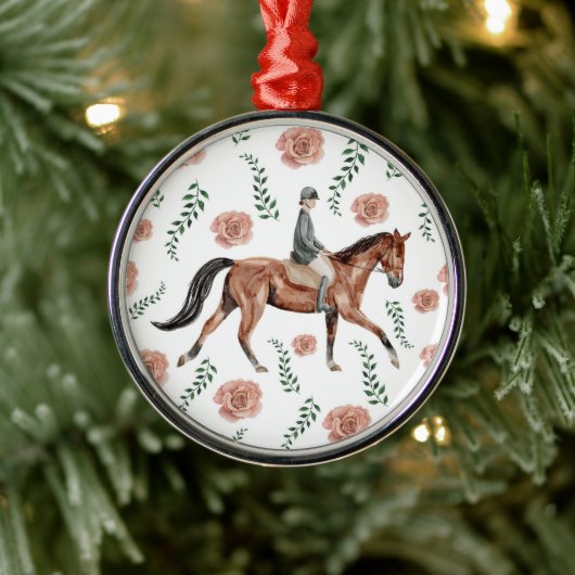 Equestrian Christmas Ornament Keepsake メタルオーナメント (ツリー)