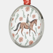 Equestrian Christmas Ornament Keepsake メタルオーナメント (左)
