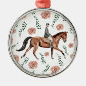 Equestrian Christmas Ornament Keepsake メタルオーナメント (正面)