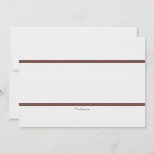 Equestrian Elements誕生日パーティーへの招待 招待状 (裏面)