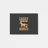 Equestrian Gift | Easily Distracted By Equestrian ポストイット (正面)