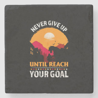 Equestrian Gift | Never Give Up Until Reach ストーンコースター