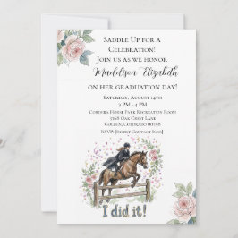 Equestrian Graduation 招待状
