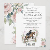 Equestrian Graduation 招待状 (正面/裏面)