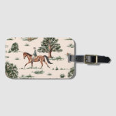 Equestrian Luggage Tag ラゲッジタグ (正面横)