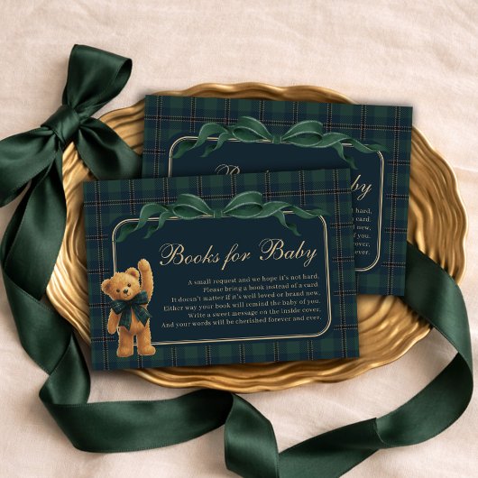 Equestrian Polo Teddy Bear Books for Baby Boy エンクロージャーカード