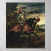 Equestrian Portrait of Charles V ポスター (正面)