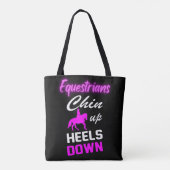 Equestrian Riding Quotes トートバッグ (裏面)