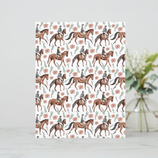 Equestrian Scrapbook Paper (スタンド正面)