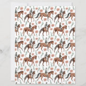 Equestrian Scrapbook Paper (正面)