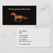 Equestrian Services Hose名刺 名刺 (正面/裏面)