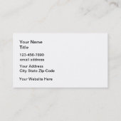 Equestrian Services Hose名刺 名刺 (裏面)