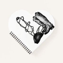 Equestrian Spiral Notebook Unlined Sketchbook  ノートブック