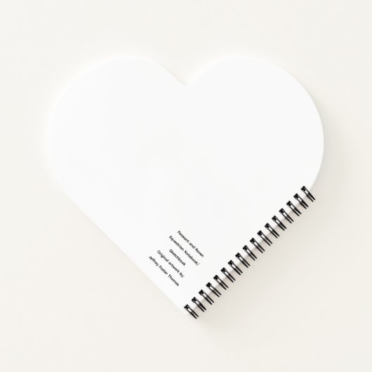 Equestrian Spiral Notebook Unlined Sketchbook  ノートブック (裏面)