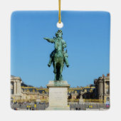 Equestrian statue of Louis XIV in Versailles セラミックオーナメント (裏面)