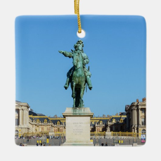 Equestrian statue of Louis XIV in Versailles セラミックオーナメント (正面)
